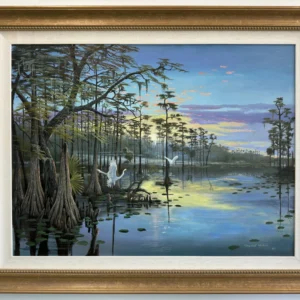 Cypress Sanctuary by Charles Walker Painting Auction