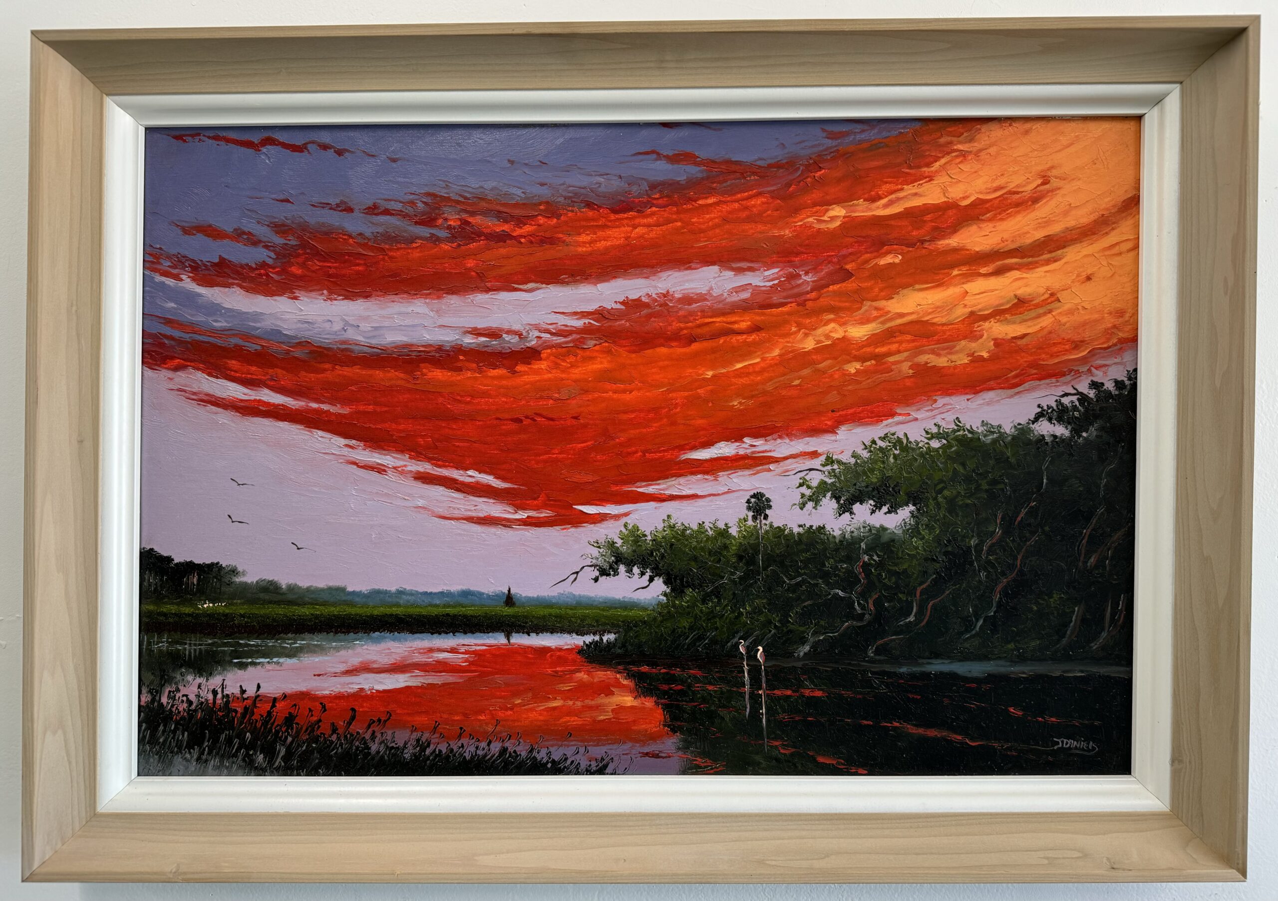 Sky of Flame by Johnny Daniels Painting Auction