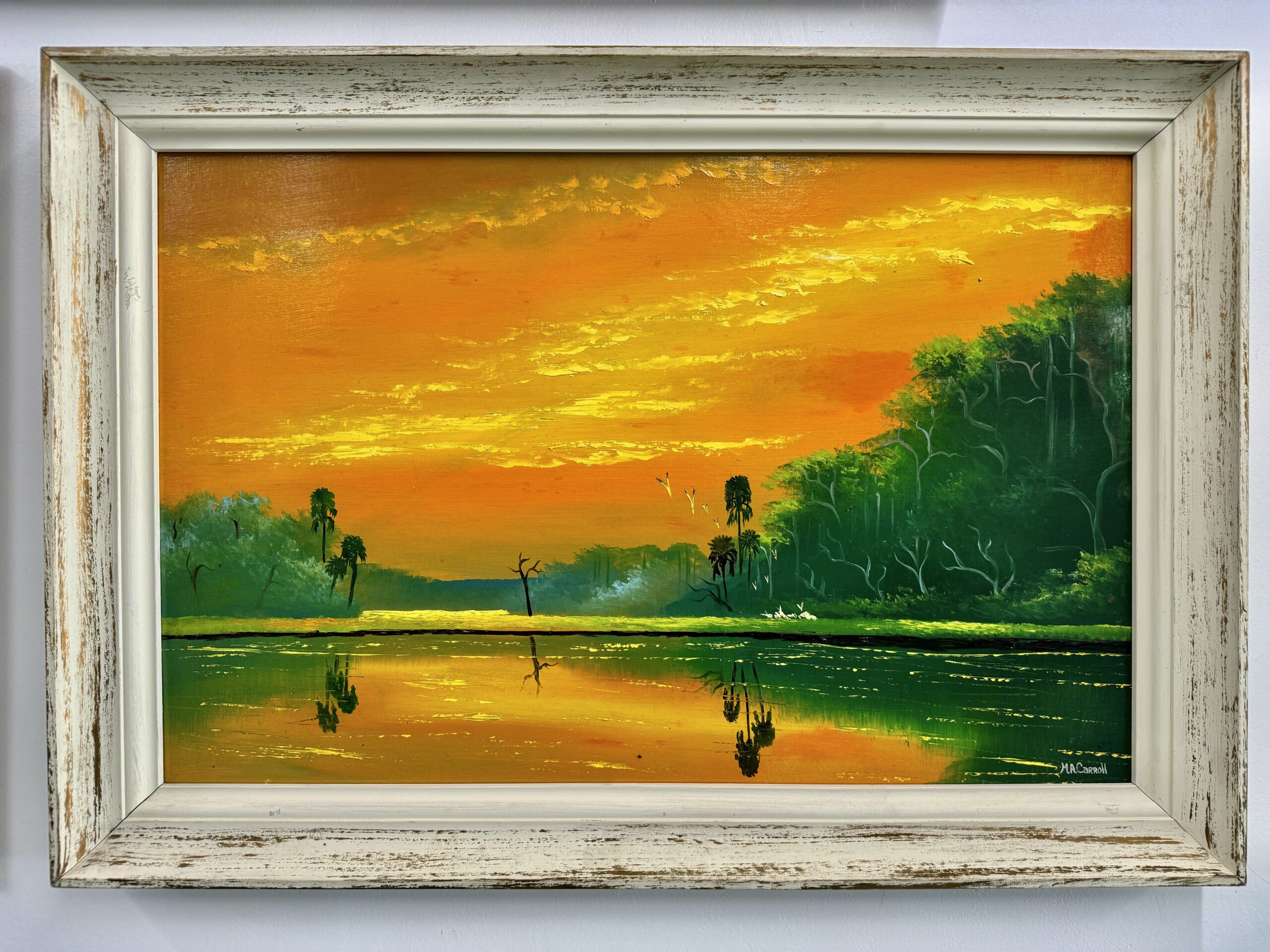 Tangerine Sky by Mary Ann Carroll Painting Auction