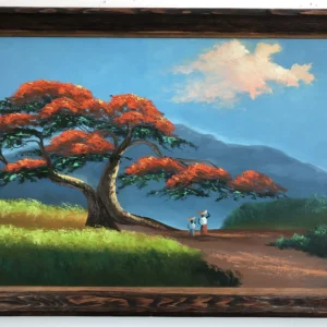 Jamaica Scene by Livingston Roberts Painting Auction