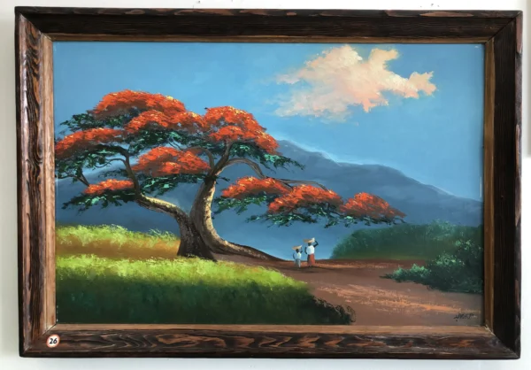 Jamaica Scene by Livingston Roberts Painting Auction